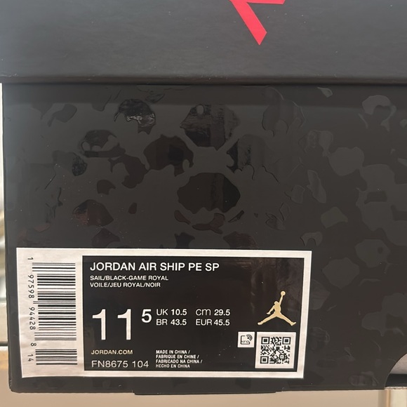 NWT Jordan Air Ship PE SP - Picture 7 of 9